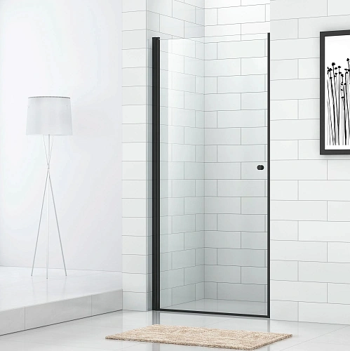 Душевая дверь CEZARES ECO-O-B-1-70-C-NERO 70см стекло прозрачное, профиль черный Душевая дверь CEZARES ECO-O-B-1-70-C-NERO 70см стекло прозрачное, профиль черный