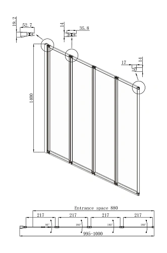 Шторка на ванну Ambassador Bath Screens 16041111L (1000x1400) Шторка на ванну Ambassador Bath Screens 16041111L (1000x1400)