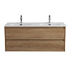 Картинка анонса товара «тумба под раковину belbagno kraft-1200-2c-so-2-rnn rovere nebrasca nature подвесная 1200x460»