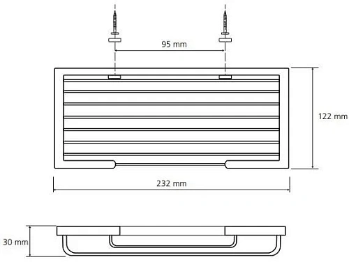 Полка Bemeta CYTRO 104308072 Полка Bemeta CYTRO 104308072