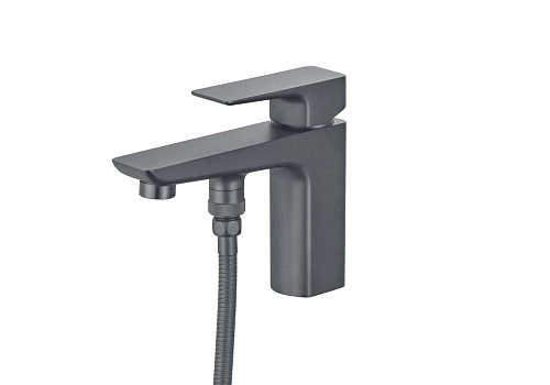 Смеситель на борт ванны Aquatek ВЕГА AQ1044BGM оружейная сталь Смеситель на борт ванны Aquatek ВЕГА AQ1044BGM оружейная сталь