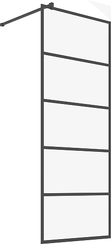 Душевая перегородка STWORKI Кронборг LOFT-GW- 75х220 75 см, профиль черный матовый 537899 Душевая перегородка STWORKI Кронборг LOFT-GW- 75х220 75 см, профиль черный матовый 537899