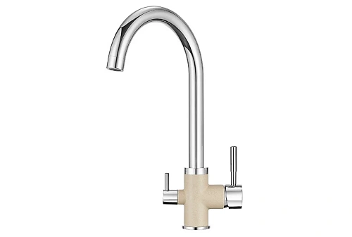 Смеситель для кухни Granula 3168, XРОМ/ПЕСОК Смеситель для кухни Granula 3168, XРОМ/ПЕСОК