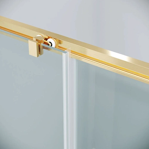 Душевая дверь GROSSMAN Cosmo 100.K33.02.100.32.00 (100x195) золото сатин, стекло прозрачное Душевая дверь GROSSMAN Cosmo 100.K33.02.100.32.00 (100x195) золото сатин, стекло прозрачное