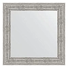 Зеркало в багетной раме Evoform Definite BY 3153 70 x 70 см, волна хром