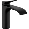 Смеситель для раковины Hansgrohe Vivenis 110 без сливного гарнитура 75022670, матовый черный