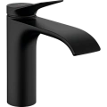 Смеситель для раковины Hansgrohe Vivenis 110 без сливного гарнитура 75022670, матовый черный Смеситель для раковины Hansgrohe Vivenis 110 без сливного гарнитура 75022670, матовый черный