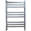 Картинка анонса товара «полотенцесушитель водяной ника modern лм-6 80/50 matt antique silver с вентилями (комплект люкс)»