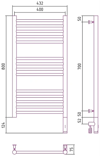 Полотенцесушитель электрический Сунержа Богема 3.0 прямая 800х400 МЭМ правый 051-5805-8040 Состаренн Полотенцесушитель электрический Сунержа Богема 3.0 прямая 800х400 МЭМ правый 051-5805-8040 Состаренн