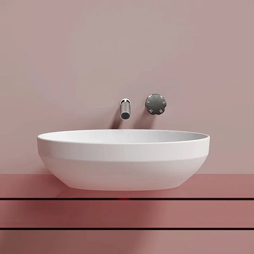 Раковина Ceramica Nova ELEMENT CN6056MW белый матовый накладная Раковина Ceramica Nova ELEMENT CN6056MW белый матовый накладная