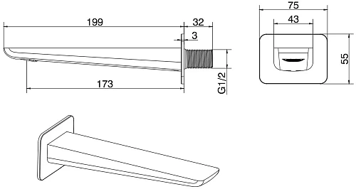 Излив Allen Brau Infinity 5.21020-00 Излив Allen Brau Infinity 5.21020-00
