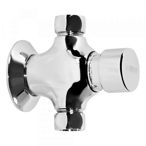 Кран NOFER Essentialtemp 07490.N настенный 6 л/мин Кран NOFER Essentialtemp 07490.N настенный 6 л/мин