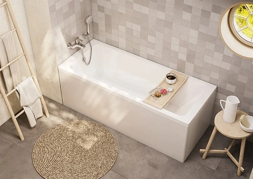 Акриловая ванна Roca Leon 170x70 прямоугольная белая 248658000 Акриловая ванна Roca Leon 170x70 прямоугольная белая 248658000