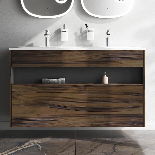 Тумба под раковину AM.PM Func M8FFUX1201OF pull-out, 120 см универсальная, дерево текстурированное Тумба под раковину AM.PM Func M8FFUX1201OF pull-out, 120 см универсальная, дерево текстурированное