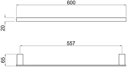 Полотенцедержатель Allen Brau Infinity 6.21011-00 Полотенцедержатель Allen Brau Infinity 6.21011-00