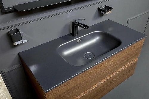 Тумба под раковину Armadi Art VALLESSI 100 Дуб темный матовый фактурный 837-100-D Тумба под раковину Armadi Art VALLESSI 100 Дуб темный матовый фактурный 837-100-D