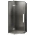 Душевой уголок ABBER Ewiges Wasser AG05090M 90x90 см левосторонний, профиль хром, стекло матовое Душевой уголок ABBER Ewiges Wasser AG05090M 90x90 см левосторонний, профиль хром, стекло матовое