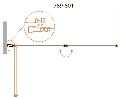 Шторка на ванну CEZARES RELAX-V-2-80/140-C-Bi 80 см стекло прозрачное, профиль белый Шторка на ванну CEZARES RELAX-V-2-80/140-C-Bi 80 см стекло прозрачное, профиль белый