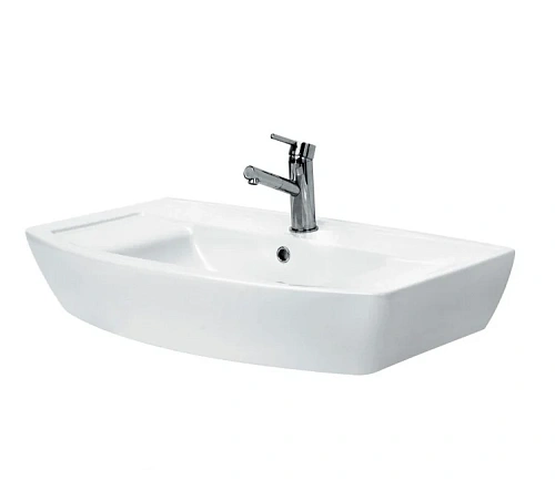 Раковина Cersanit Olimpia 80, P-UM-O80/1, белая с переливом Раковина Cersanit Olimpia 80, P-UM-O80/1, белая с переливом