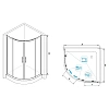 Душевой уголок RGW HO-51 800x800 мм 03065188-11 хром Easy Clean Душевой уголок RGW HO-51 800x800 мм 03065188-11 хром Easy Clean