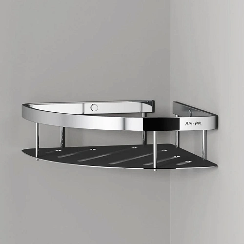 Полка AM.PM Sense L A7454100 угловая, хром Полка AM.PM Sense L A7454100 угловая, хром