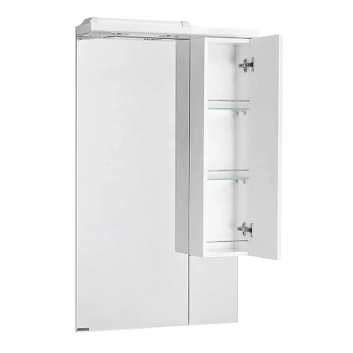 Зеркальный шкаф Aquaton Домус 65 правый белый 1A008202DO01R Зеркальный шкаф Aquaton Домус 65 правый белый 1A008202DO01R