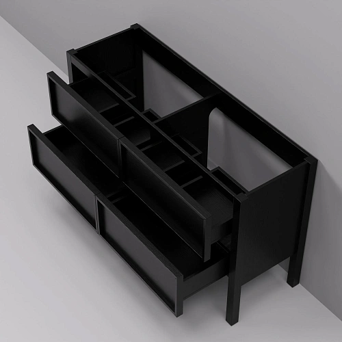 Тумба под раковину ArtDecco Elisa 140 AES14F78D000 напольная черный дуб Тумба под раковину ArtDecco Elisa 140 AES14F78D000 напольная черный дуб