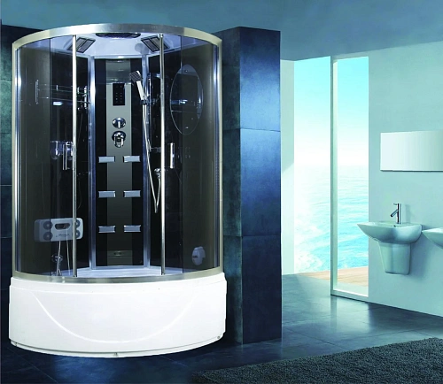 Душевая кабина Niagara Ultra NG-911-01 (1150х1150х2200) высокий поддон стекло тонированное 9110134 Душевая кабина Niagara Ultra NG-911-01 (1150х1150х2200) высокий поддон стекло тонированное 9110134