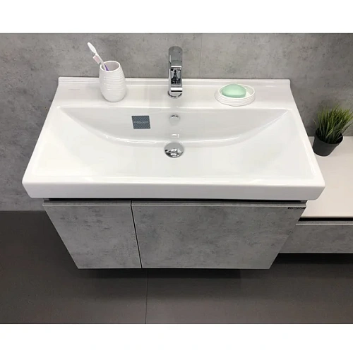 Тумба раковина Comforty Осло-80 00-00000836 бетон светлый раковина Fest 80 F01 Тумба раковина Comforty Осло-80 00-00000836 бетон светлый раковина Fest 80 F01