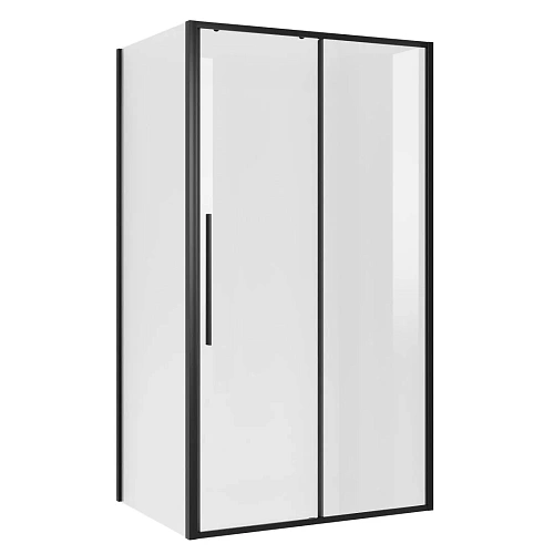 Душевой уголок Niagara Nova NG-84-12AB-A80B-34 (120x80x195) прямоуг., раздвижн., черный матов, стекло прозрачное Душевой уголок Niagara Nova NG-84-12AB-A80B-34 (120x80x195) прямоуг., раздвижн., черный матов, стекло прозрачное