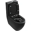 Унитаз напольный GROSSMAN GR-4446BMS 675x360x820 черный матовый безободковый с тонкой крышкой Унитаз напольный GROSSMAN GR-4446BMS 675x360x820 черный матовый безободковый с тонкой крышкой