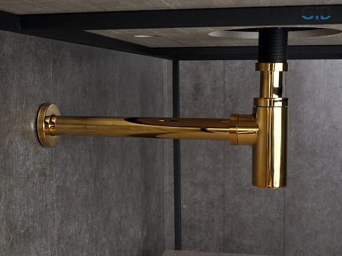 Сифон для раковины Gid G-64GD 75506S золотой Сифон для раковины Gid G-64GD 75506S золотой