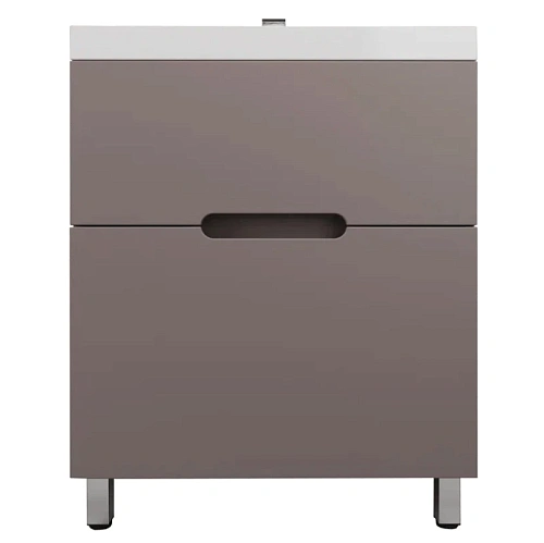 Тумба под раковину Style Line Матис 70 см ЛС-00002436 напольная, тауп темный Тумба под раковину Style Line Матис 70 см ЛС-00002436 напольная, тауп темный