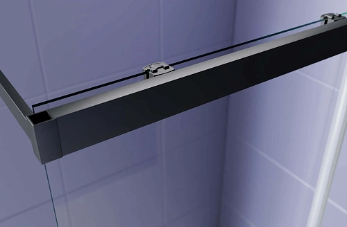 Душевая перегородка Aquatek AQ.WISL.120.1BL стекло прозрачное, Walk In 120см, раздвижная, с держателем 1200мм, профиль черный матовый Душевая перегородка Aquatek AQ.WISL.120.1BL стекло прозрачное, Walk In 120см, раздвижная, с держателем 1200мм, профиль черный матовый