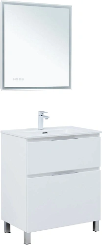 Тумба под раковину Aquanet Алвита New 70 00344133 напольная, белый матовый Тумба под раковину Aquanet Алвита New 70 00344133 напольная, белый матовый