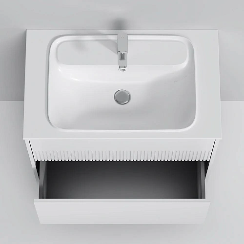 Тумба под раковину AM.PM Func M8FFUX0802WM push-to-open, 80 см, белый матовый Тумба под раковину AM.PM Func M8FFUX0802WM push-to-open, 80 см, белый матовый