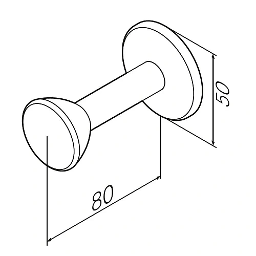 Крючок AM.PM Sensation A3035800 хром Крючок AM.PM Sensation A3035800 хром