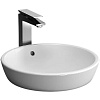 Картинка анонса товара «раковина vitra metropole 5940b003-0012 круглая 45 см, c переливом»