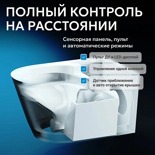 Комплект унитаза ABBER Bequem AC1119S электронный с функцией биде, с инсталляцией AC0101P2 Комплект унитаза ABBER Bequem AC1119S электронный с функцией биде, с инсталляцией AC0101P2