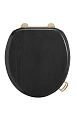 Крышка-сиденье Boheme черное петли хром 907-B-CH Крышка-сиденье Boheme черное петли хром 907-B-CH