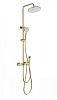 Душевая система Wonzon &amp; Woghand с термостатом, брашированное золото (WW-B3097-A-BG)