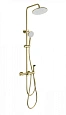 Душевая система Wonzon & Woghand с термостатом, брашированное золото (WW-B3097-A-BG) Душевая система Wonzon & Woghand с термостатом, брашированное золото (WW-B3097-A-BG)