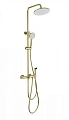 Душевая система Wonzon & Woghand с термостатом, брашированное золото (WW-B3097-A-BG) Душевая система Wonzon & Woghand с термостатом, брашированное золото (WW-B3097-A-BG)