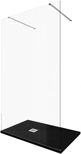 Душевая перегородка Allen Brau Infinity 2 120 3.21043.BA серебро брашированное Душевая перегородка Allen Brau Infinity 2 120 3.21043.BA серебро брашированное