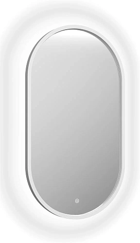 Зеркало DIWO Казань 45 белое, с подсветкой сенсорной, овальное, белое, из МДФ, в современном стиле 5 543682 Зеркало DIWO Казань 45 белое, с подсветкой сенсорной, овальное, белое, из МДФ, в современном стиле 5 543682