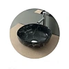 Раковина NOFER SPIN40 23595 накладная круглая 400x400x145 мм мрамор черный Раковина NOFER SPIN40 23595 накладная круглая 400x400x145 мм мрамор черный