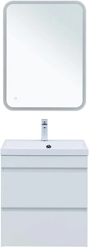 Тумба с раковиной Aquanet Нота new 58 00335870 белый глянец Тумба с раковиной Aquanet Нота new 58 00335870 белый глянец