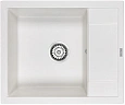 Кухонная мойка Paulmark OPTIMUM PM216050-WH белый 600х500 мм Кухонная мойка Paulmark OPTIMUM PM216050-WH белый 600х500 мм