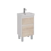 Тумба под раковину Lemark COMBI 50 см подвесная/напольная, дуб кантри/белый LM03C50T-dub Тумба под раковину Lemark COMBI 50 см подвесная/напольная, дуб кантри/белый LM03C50T-dub