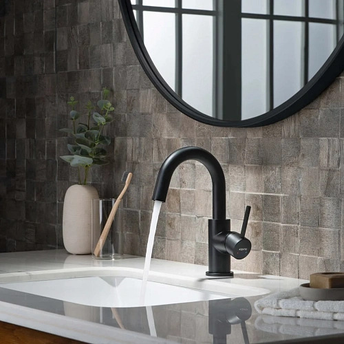 Смеситель для раковины Aquatek ЕВРОПА AQ1307MB Черный матовый Смеситель для раковины Aquatek ЕВРОПА AQ1307MB Черный матовый